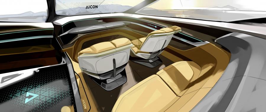 Эскиз Audi Aicon Concept 2017 года  (фото 29 из 48)